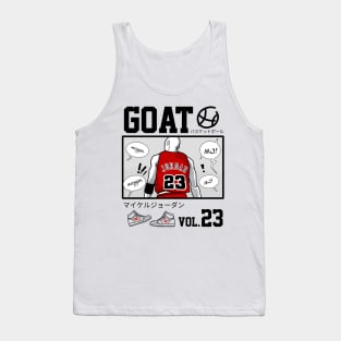 Michael Jordan manga style Tank Top